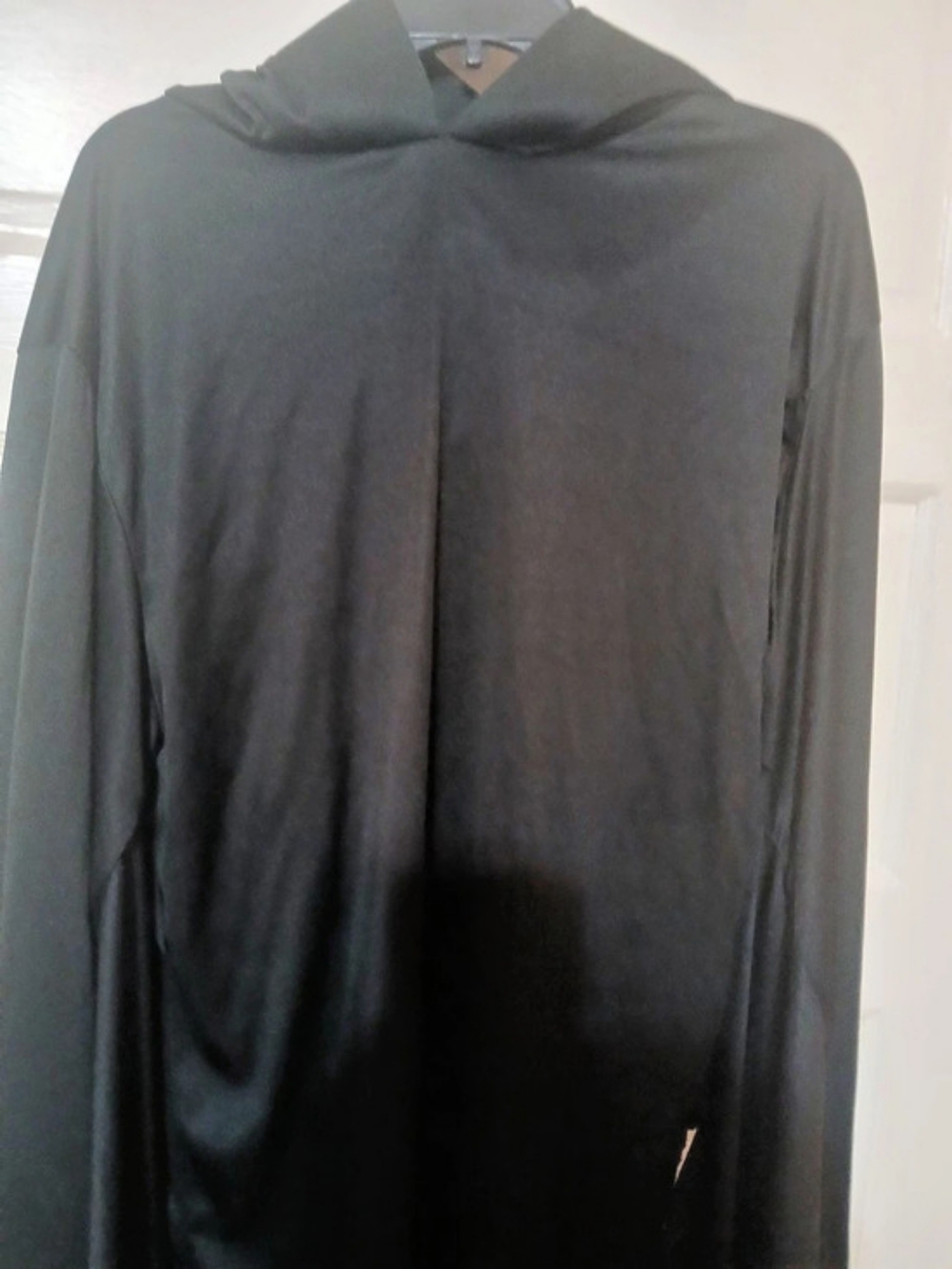 Black Hooded Pointed Costume Cape